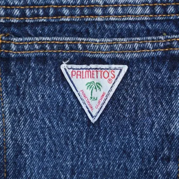 VTG Palmettos Womens 80’s High Waisted Mom Jeans 13 Ankle Zip Tapered USA Made - Picture 3 of 11